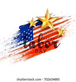 Illustration Of Labor Day Celebration Background.