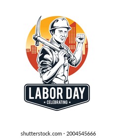 illustration  of labor day symbol celebration 