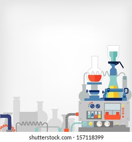 Illustration of the laboratory