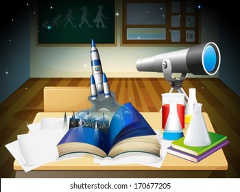 Illustration of a laboratory