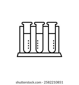 Illustration of Laboratory Test Tubes