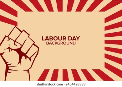 illustration labour day background vector free