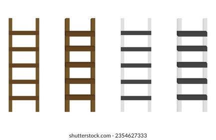 illustration of a ladder on a white background