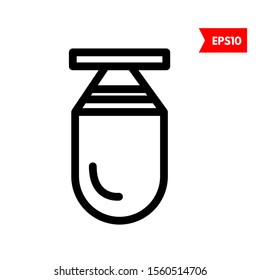 illustration of lamp flat icon