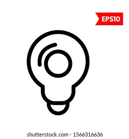 illustration of lamp flat icon