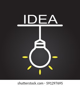 Illustration of Lamp For Idea