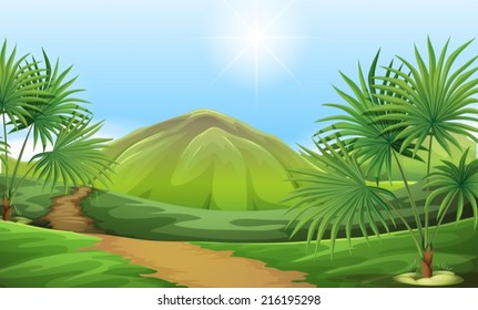 Illustration of the land resources