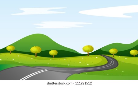 Cartoon Highway Road Images, Stock Photos & Vectors | Shutterstock