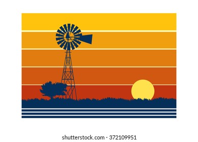 Illustration of landscape