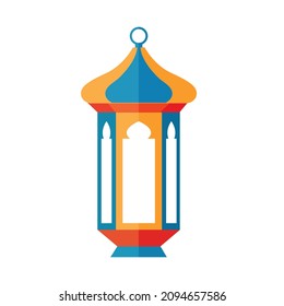 illustration lantern no background, india, diwali holiday, vector