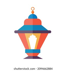 linterna de ilustración sin fondo, india, fiesta de diwali, vector
