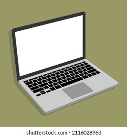 Illustration von Laptop-Vektorkunst