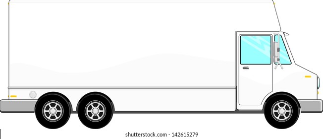 Cartoon Box Truck Images, Stock Photos & Vectors | Shutterstock