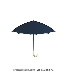 illustration of a large open umbrella