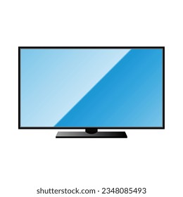 Es una ilustración de una gran televisión.