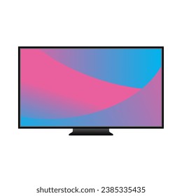 It is an illustration of large TVs, monitors, and LCDs in screensaver.