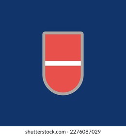 Vorlage für die Darstellung der Flagge Lettlands