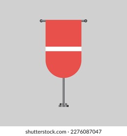 Illustration of Latvia flag Template