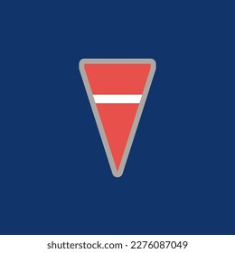 Illustration of Latvia flag Template