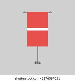 Ilustración de la plantilla de bandera de Letonia