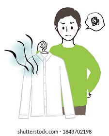 ilustración de lavandería con pincel
