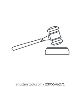 Illustration of law concept vector