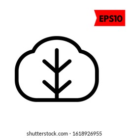 illustration of leaf flat icon