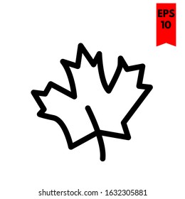 illustration of leaf flat icon