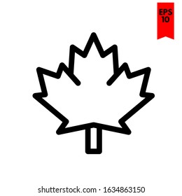 illustration of leaf flat icon