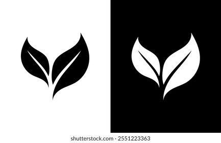 An illustration of a leaf icon