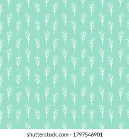 Ilustración de un patrón de hoja. Fondo orgánico floral. Textura de hoja dibujada a mano.