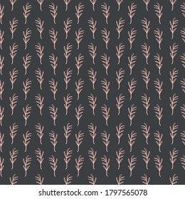 Illustration of a leaf pattern. Floral organic background. Hand-drawn sheet texture.