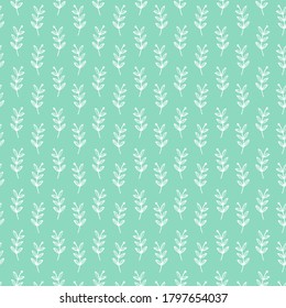 Illustration of a leaf pattern. Floral organic background. Hand-drawn sheet texture.