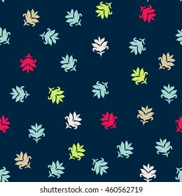 illustration with leaves