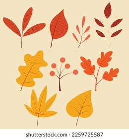 illustration leaves of autumn , for illustration , banner, flyer, comercial use, etc