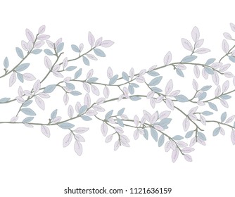 Illustration leaves and branches