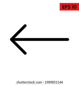 Illustration of left arrow icon