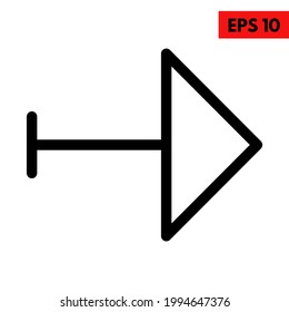 illustration of left arrow icon