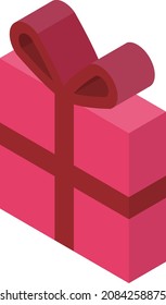 Ilustración de un icono del cuadro de presentación de estilo isométrico izquierdo para ayudarle a administrar su programación