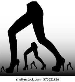 illustration leg