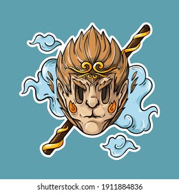 THE ILLUSTRATION OF THE LEGEND OF SUN GO KONG