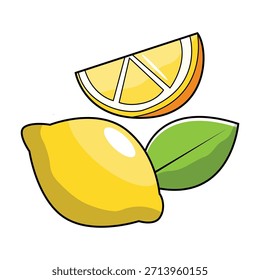 La ilustración de la fruta del limón