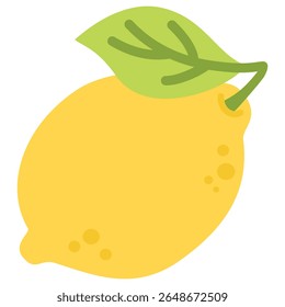 Ilustração de frutos de limão em estilo plano
