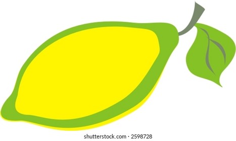 illustration, lemon, logo