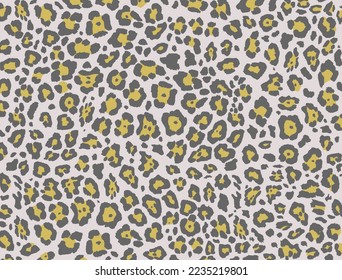illustration of a leopard motif with a square shape