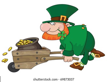 illustration of a leprechaun