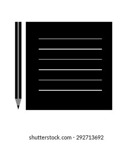 Illustration of letter.