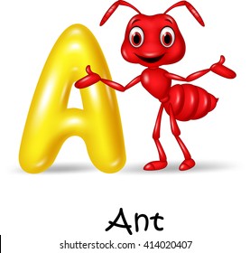 Illustration A of letter for Ant