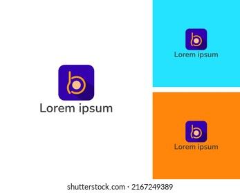 ILUSTRACIÓN LETRA B PLANA MODERNA PLANTILLA DE VECTOR DE DISEÑO DE LOGOTIPO