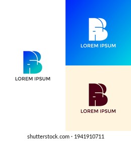 ILLUSTRATION LETTER B LINE LOGO ICON DESIGN TEMPLATE VECTOR FOR YOUR BUSINESS